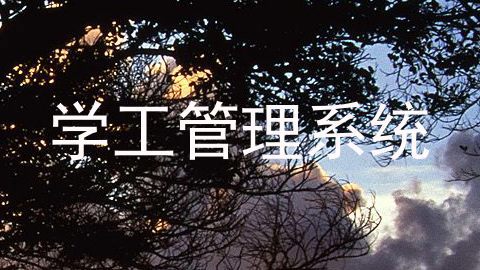 学工管理系统