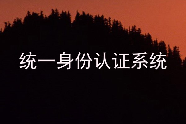 统一身份认证系统