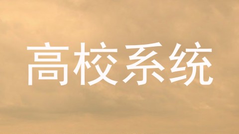 高校系统