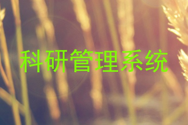 科研管理系统