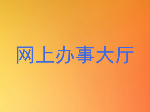 网上办事大厅