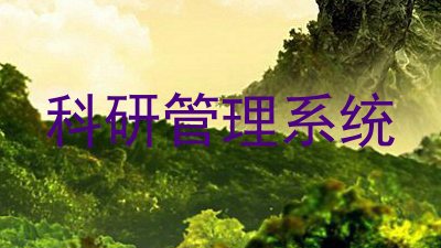 科研管理系统