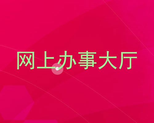 网上办事大厅