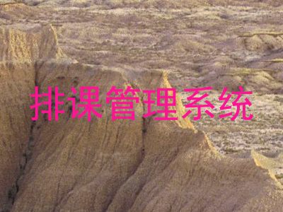 排课管理系统