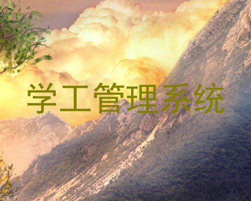 学工管理系统