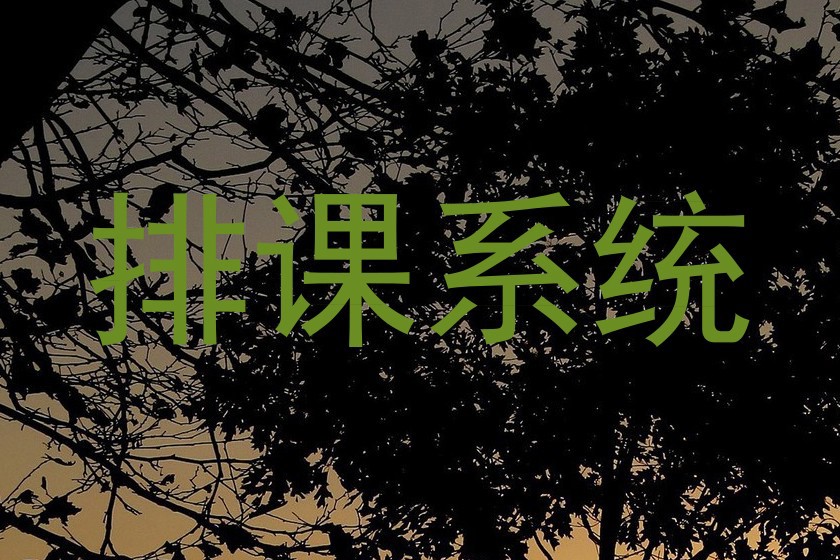 排课系统