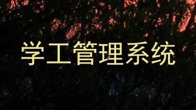 学工管理系统