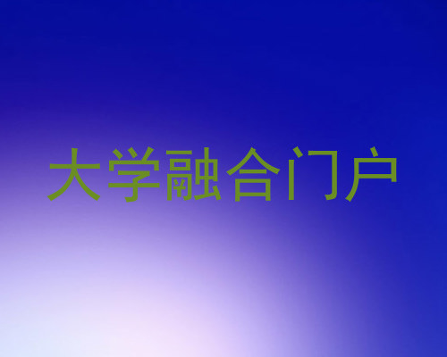 大学融合门户