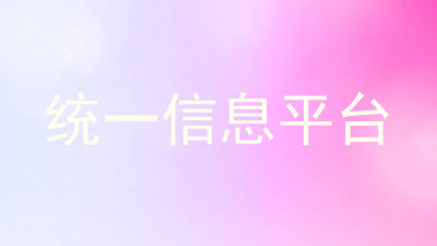 统一信息平台
