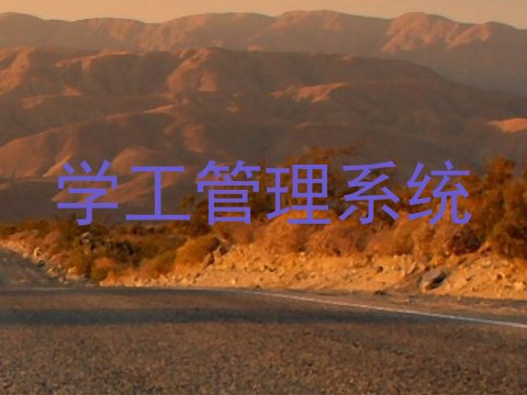 学工管理系统