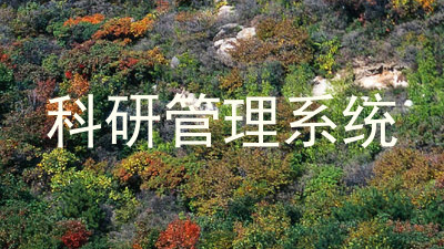 科研管理系统