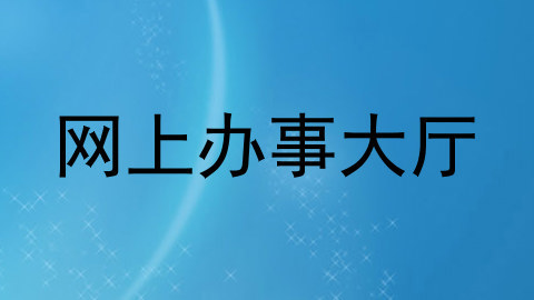 网上办事大厅
