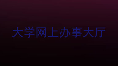 大学网上办事大厅