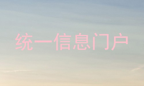 统一信息门户