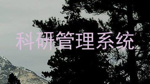 科研管理系统