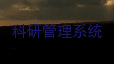 科研管理系统