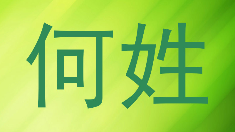 何姓