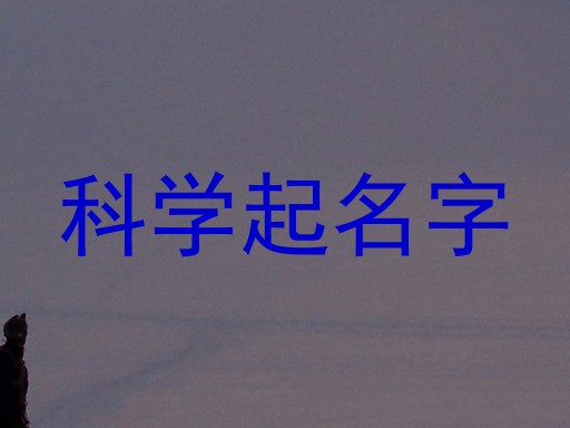 科学起名字