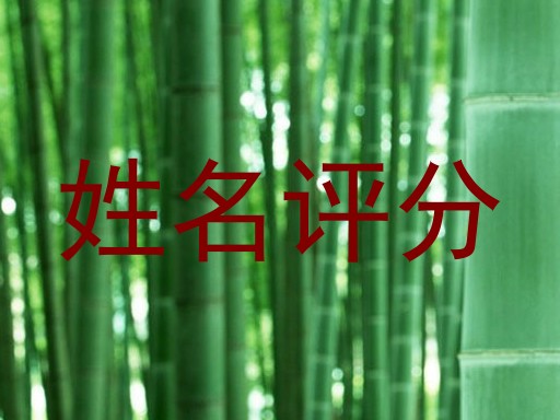 姓名评分