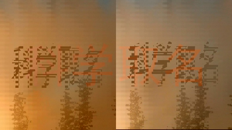 科学取名