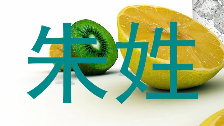 朱姓