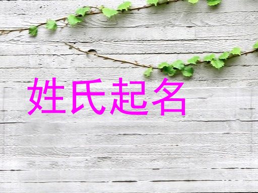 姓氏起名
