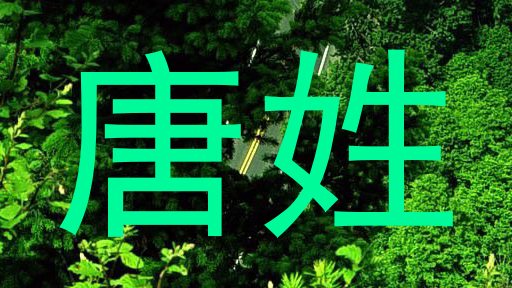 唐姓