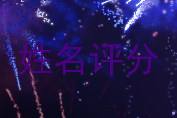 姓名评分