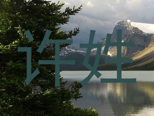 许姓