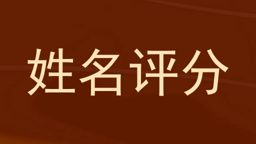 姓名评分