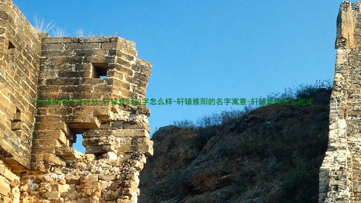 轩辕雅阳名字评分-轩辕雅阳名字怎么样-轩辕雅阳的名字寓意-轩辕雅阳姓名测试