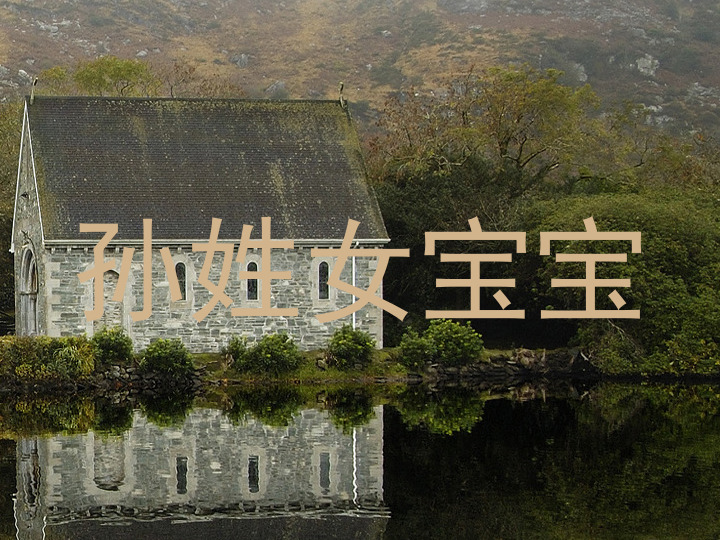 孙姓女宝宝