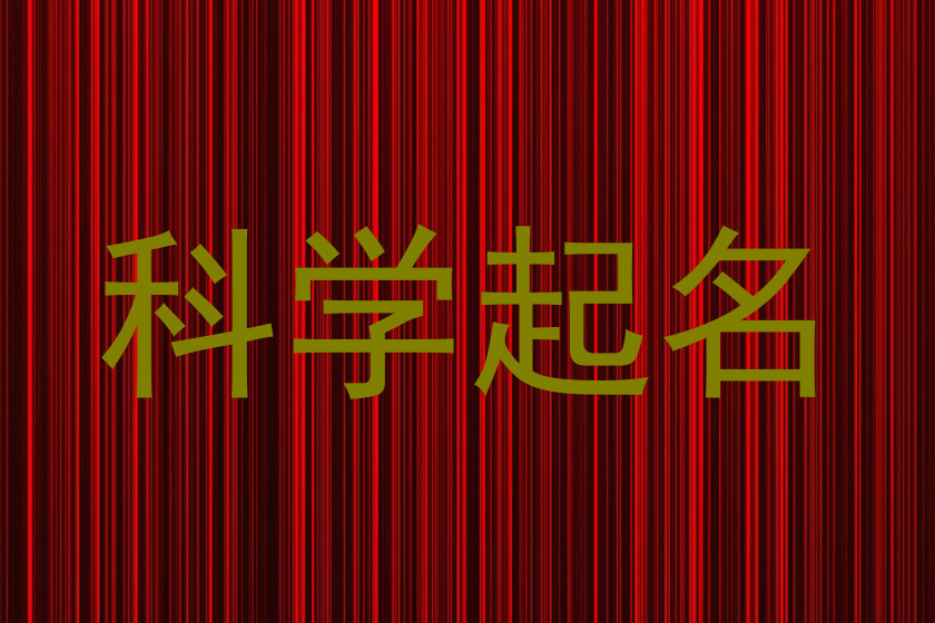 科学起名
