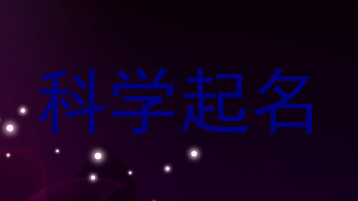 科学起名