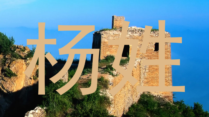杨姓