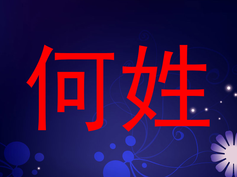 何姓