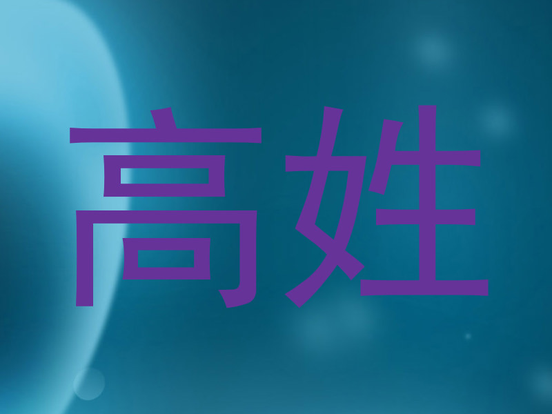 高姓