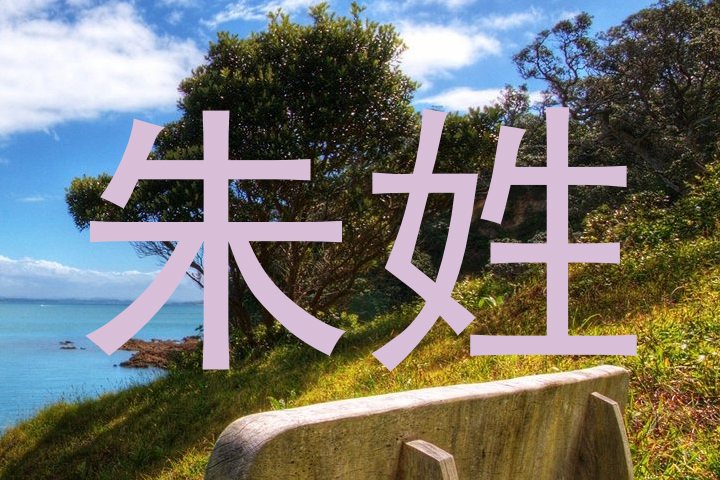 朱姓
