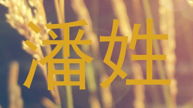 潘姓