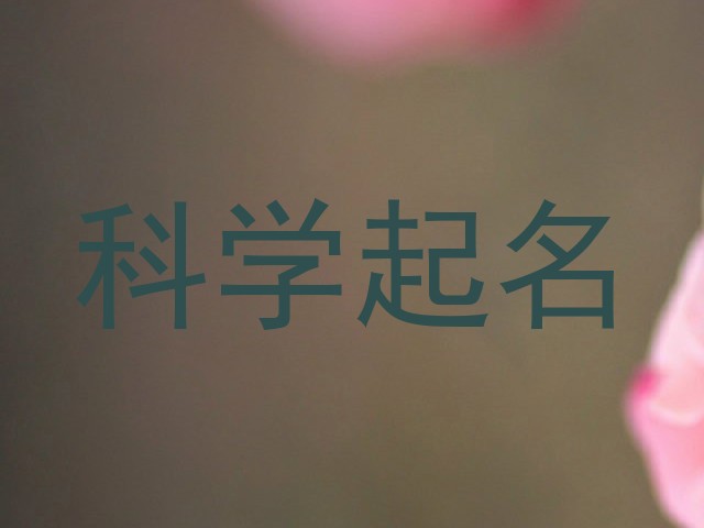 科学起名