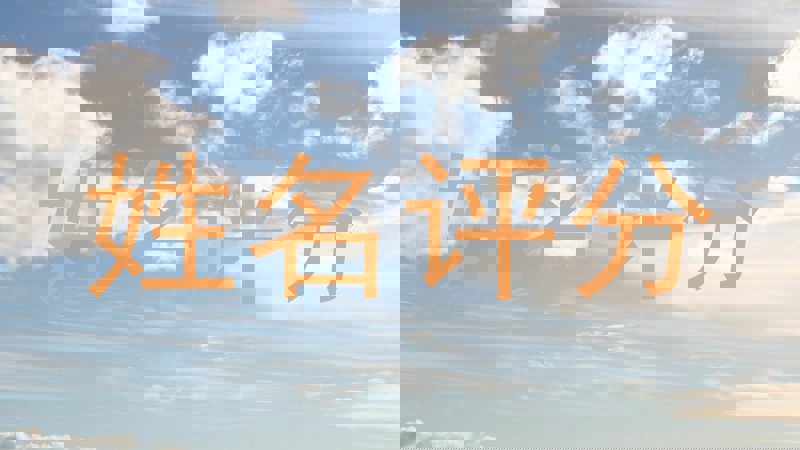 姓名评分
