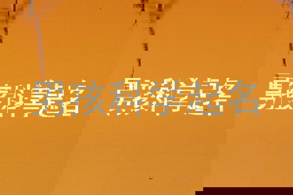 男孩科学起名