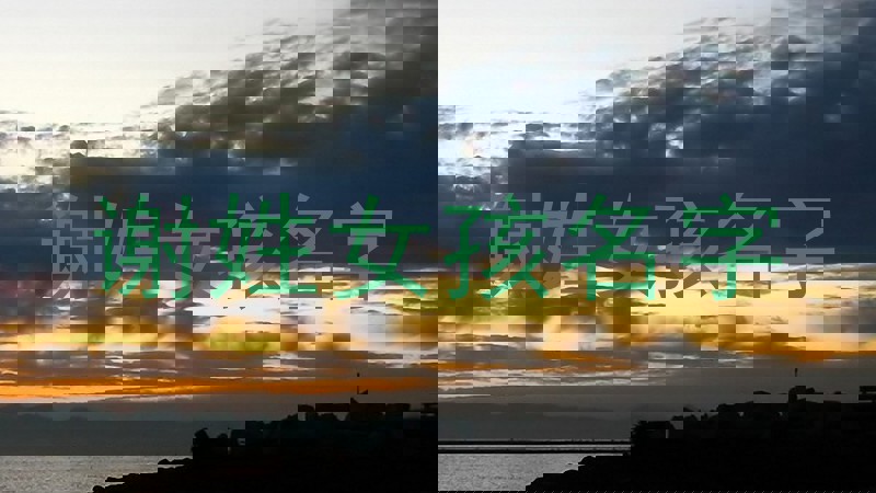 谢姓女孩名字