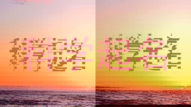 科学起名