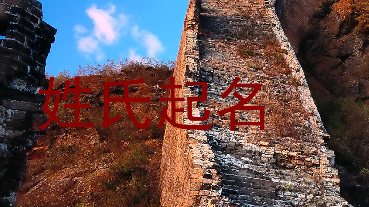 姓氏起名