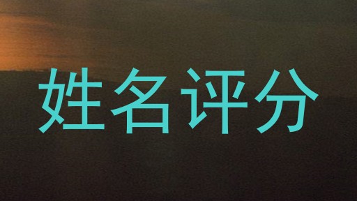 姓名评分