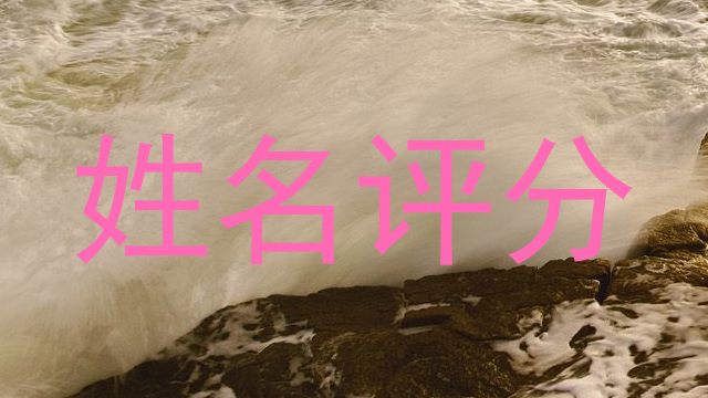 姓名评分