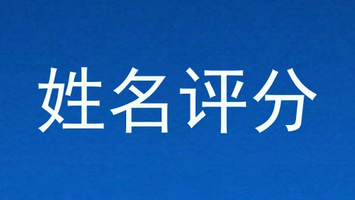 姓名评分