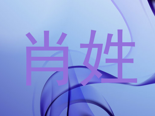 肖姓