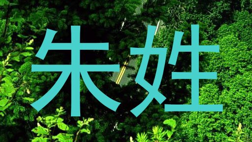 朱姓